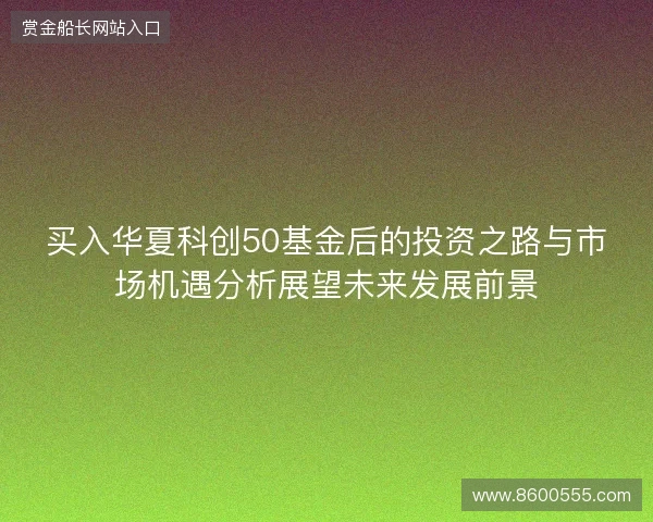 买入华夏科创50基金后的投资之路与市场机遇分析展望未来发展前景